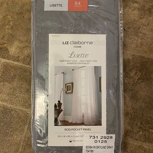 Sheer “Grey” Curtains
